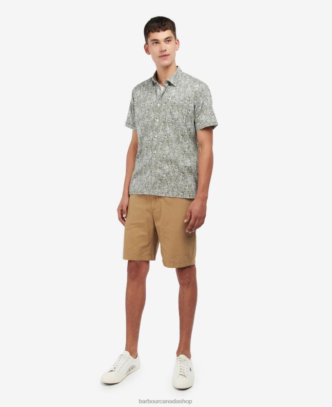 Barbour Clothing Men Inky Blue Braithwaite Short Sleeve Summer Shirt 2BB2F503