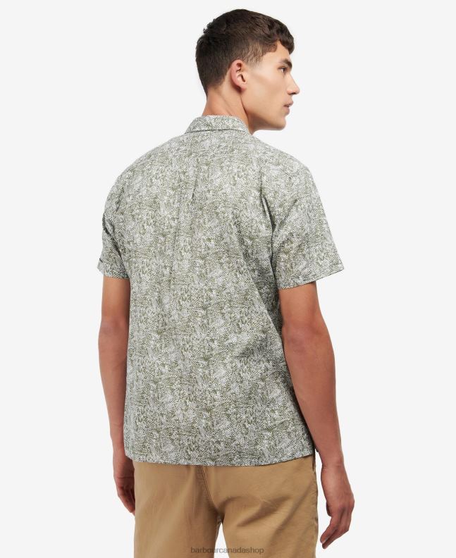 Barbour Clothing Men Inky Blue Braithwaite Short Sleeve Summer Shirt 2BB2F503