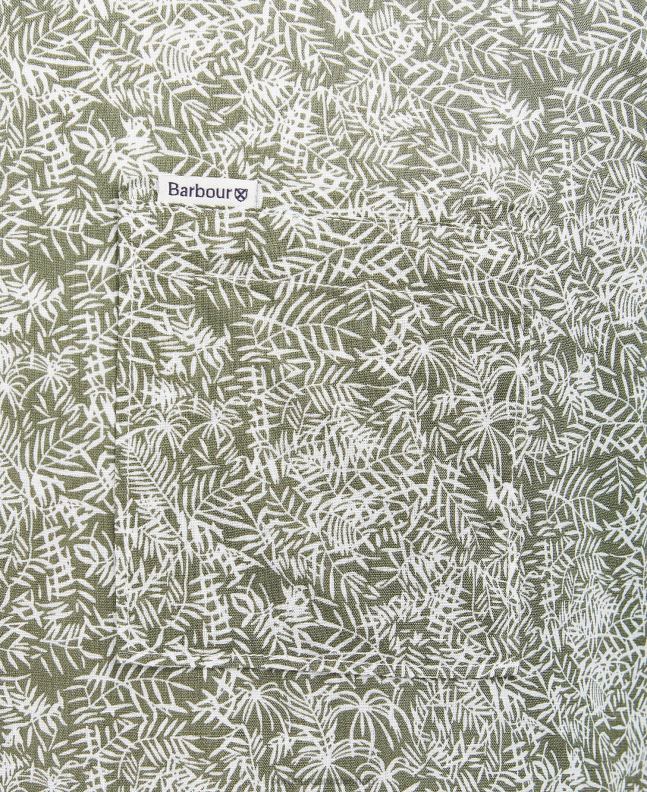 Barbour Clothing Men Inky Blue Braithwaite Short Sleeve Summer Shirt 2BB2F503