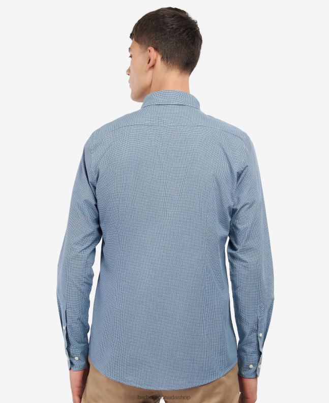 Barbour Clothing Men Inky Blue Britland Tailored Shirt 2BB2F497