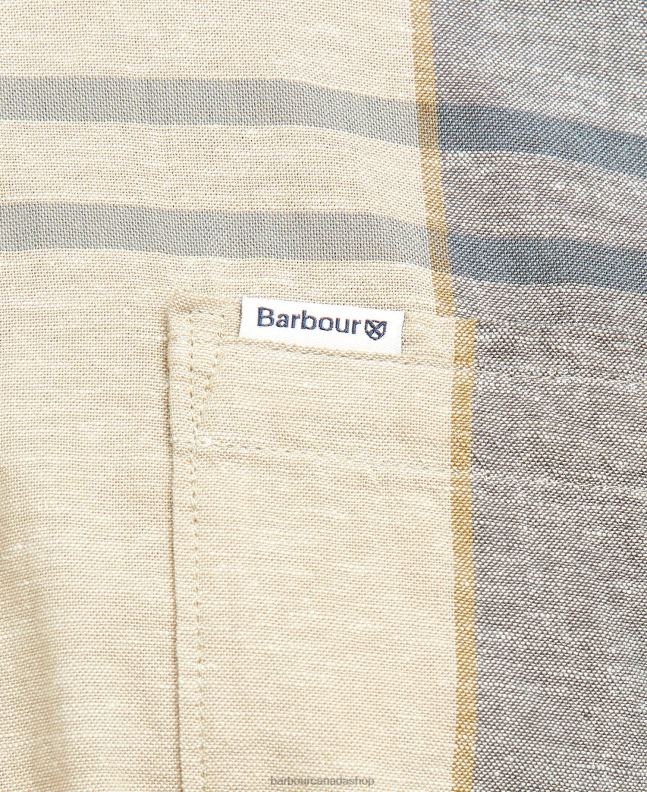 Barbour Clothing Men Kielder Blue Tartan Douglas Short Sleeve Tailored Shirt 2BB2F383