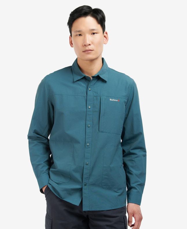 Barbour Clothing Men Light Grey Jonah Overshirt 2BB2F517