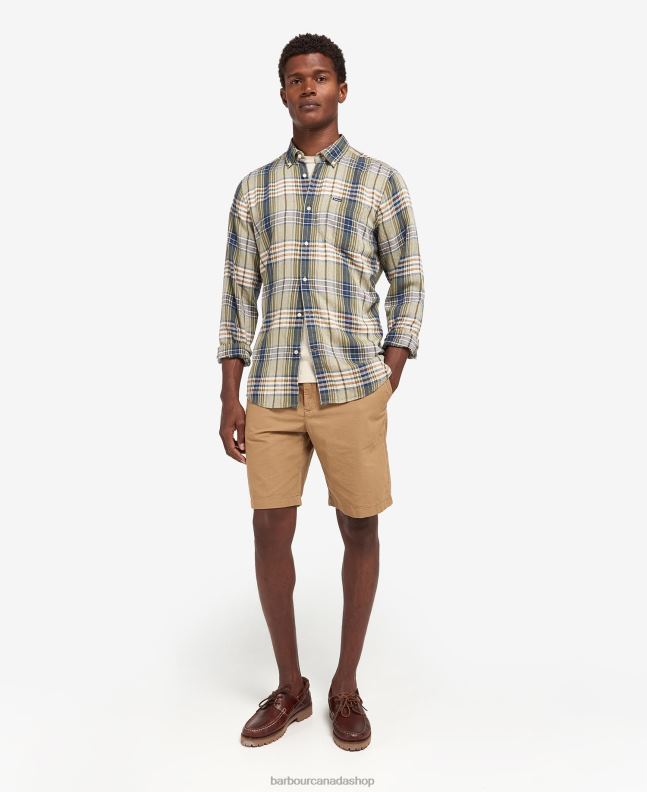 Barbour Clothing Men Mid Blue Laneskin Tailored Shirt 2BB2F482