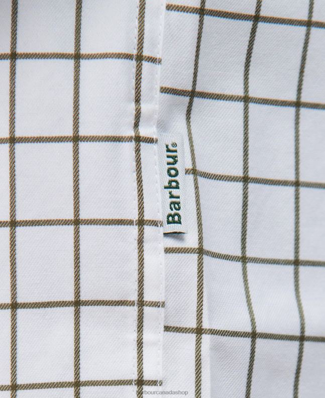 Barbour Clothing Men Mid Olive Hanstead Country Active Shirt 2BB2F458