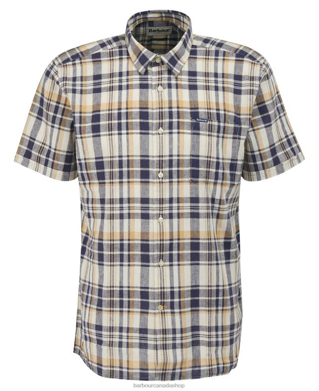 Barbour Clothing Men Olive Bodmin Short Sleeve Summer Shirt 2BB2F421