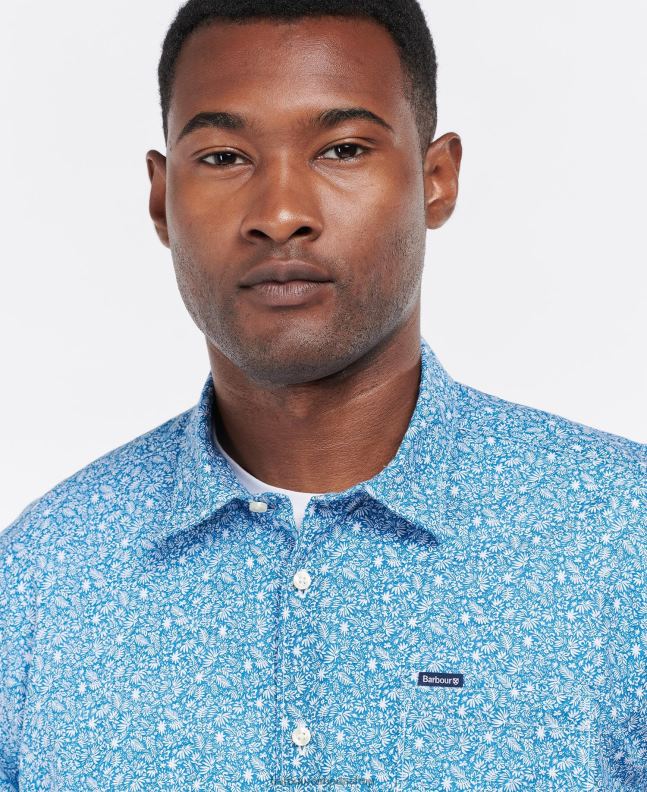 Barbour Clothing Men Olive Melbury Short Sleeve Summer Shirt 2BB2F326