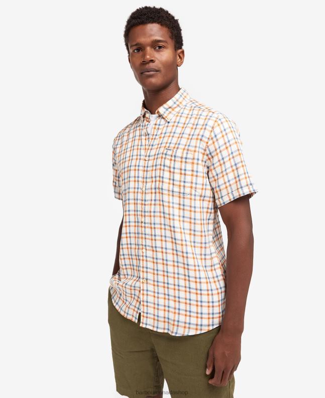 Barbour Clothing Men Olive Wrayside Tailored Shirt 2BB2F436