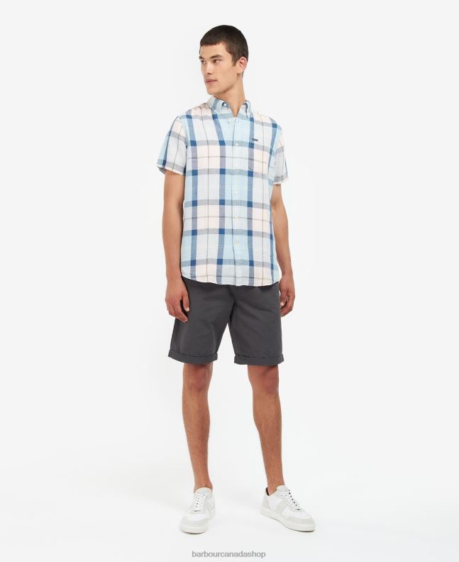 Barbour Clothing Men Pink Salt Tartan Angus Tailored Shirt 2BB2F429