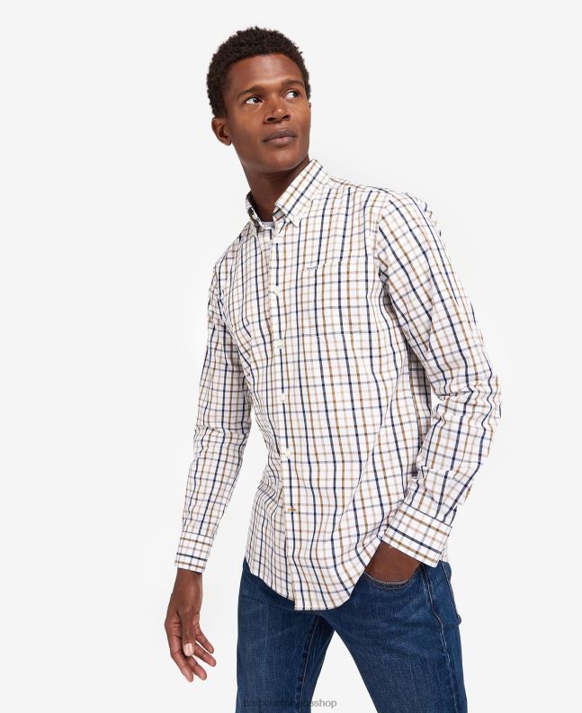 Barbour Clothing Men Red Eldon Tailored Shirt 2BB2F467