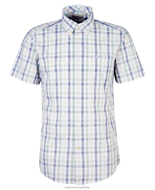 Barbour Clothing Men Red Longstone Short Sleeve Tailored Shirt 2BB2F394