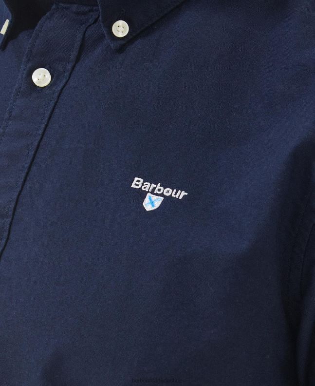 Barbour Clothing Men Sky Oxford Short Sleeve Tailored Shirt 2BB2F286