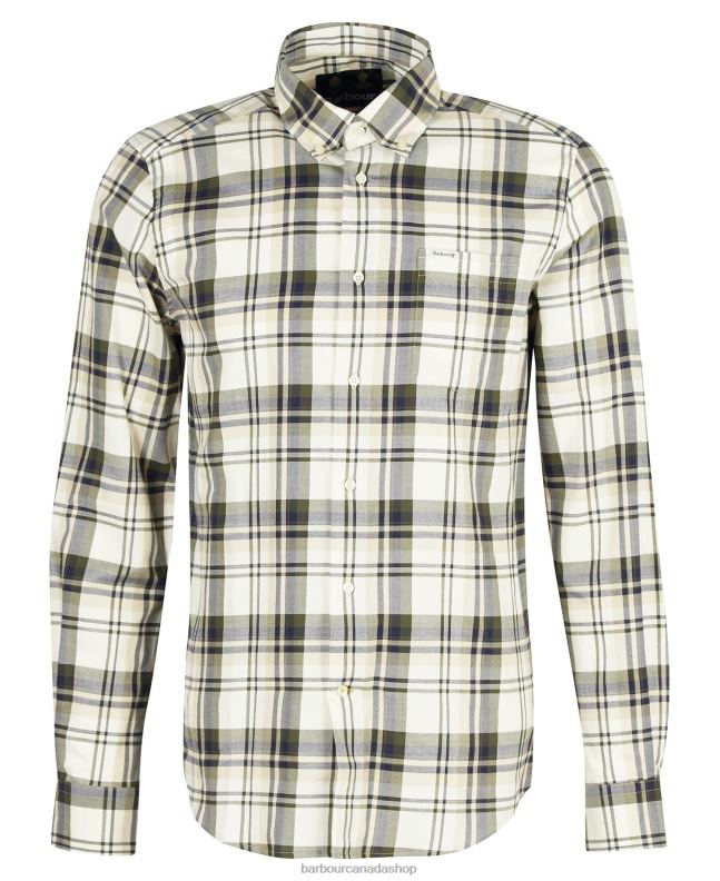 Barbour Clothing Men Stone Falstone Tailored Checked Shirt 2BB2F390
