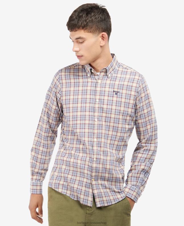Barbour Clothing Men Stone Spillman Tailored Shirt 2BB2F450