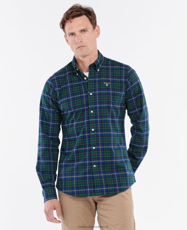 Barbour Clothing Men Summer Ivy Oxbridge Tartan Tailored Shirt 2BB2F347