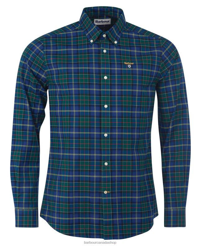 Barbour Clothing Men Summer Ivy Oxbridge Tartan Tailored Shirt 2BB2F347
