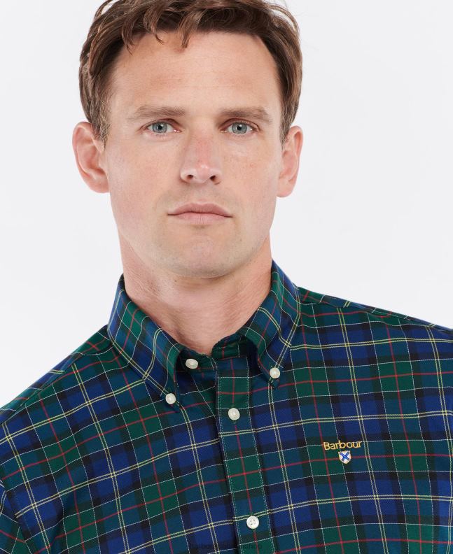 Barbour Clothing Men Summer Ivy Oxbridge Tartan Tailored Shirt 2BB2F347