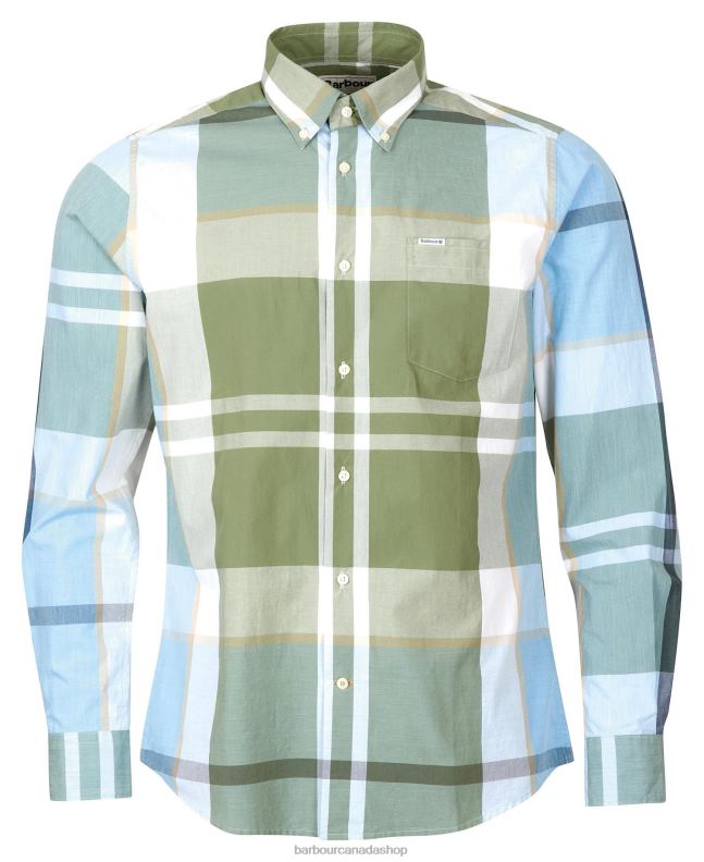 Barbour Clothing Men Summer Navy Harris Tailored Shirt 2BB2F335