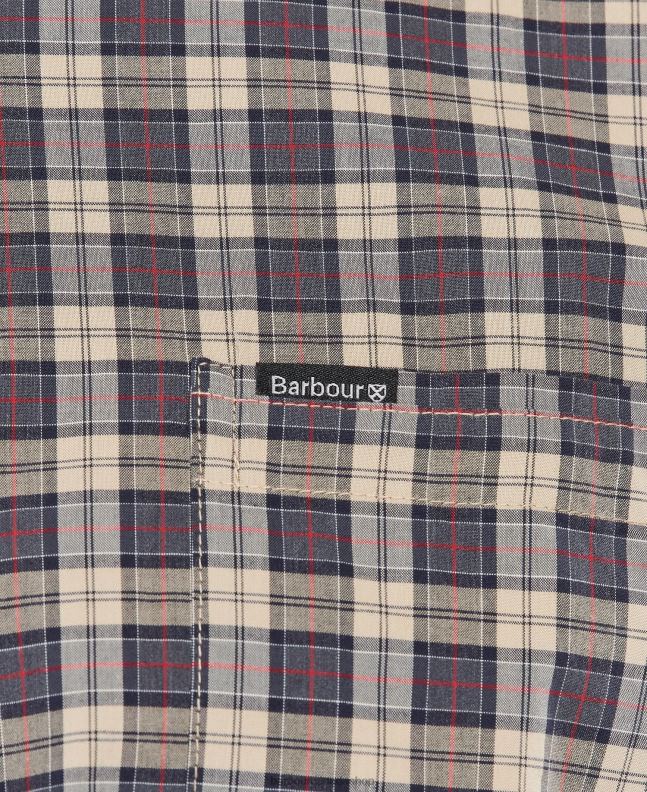 Barbour Clothing Men Washed Olive Lomond Tailored Shirt 2BB2F369