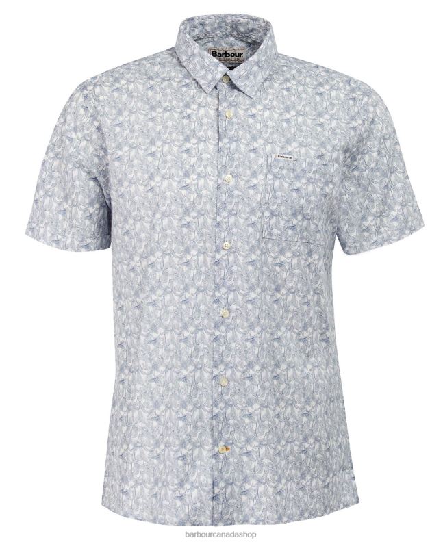 Barbour Clothing Men Whisper White Lowick Regular Summer Shirt 2BB2F315
