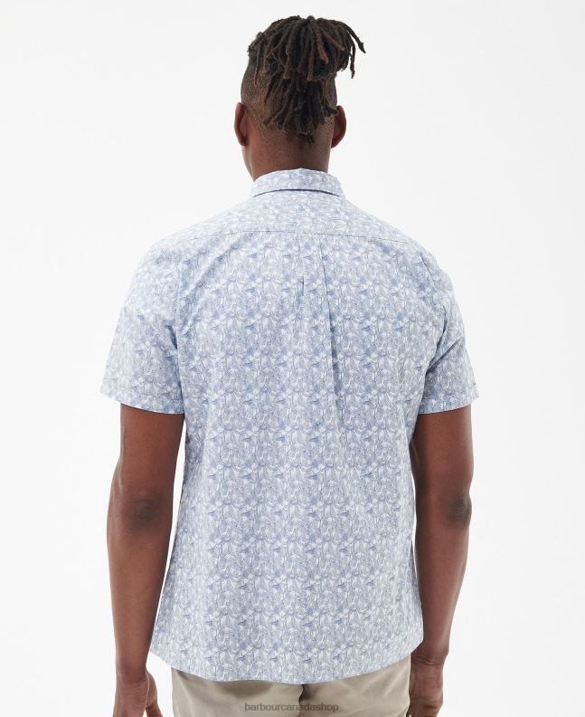 Barbour Clothing Men Whisper White Lowick Regular Summer Shirt 2BB2F315