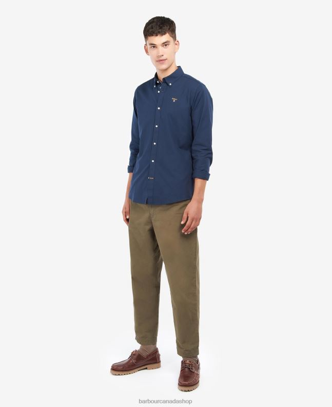 Barbour Clothing Men White Camford Tailored Shirt 2BB2F422