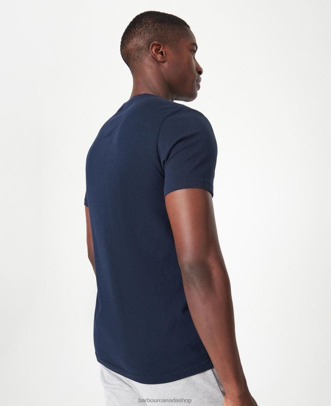 Barbour Clothing Men Black International T-Shirt Small Logo 2BB2F766