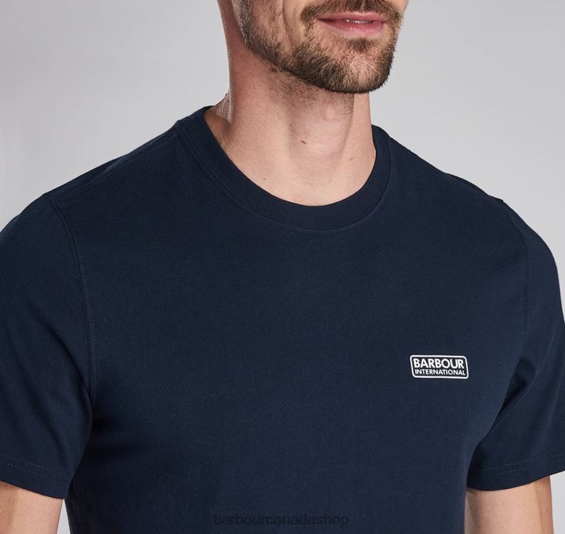 Barbour Clothing Men Black International T-Shirt Small Logo 2BB2F766