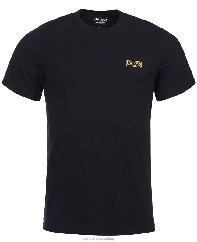 Barbour Clothing Men Black International T-Shirt Small Logo 2BB2F787