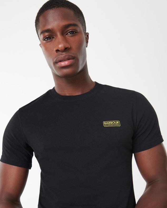 Barbour Clothing Men Black International T-Shirt Small Logo 2BB2F787