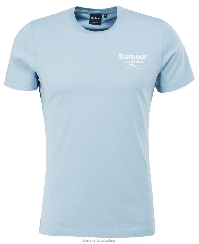 Barbour Clothing Men Bleached Olive Satley Graphic-Print T-Shirt 2BB2F904