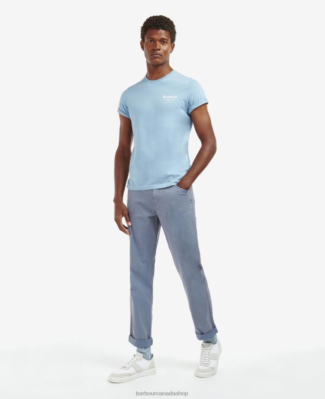 Barbour Clothing Men Bleached Olive Satley Graphic-Print T-Shirt 2BB2F904