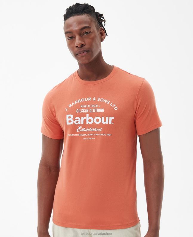 Barbour Clothing Men Blue Chalk Brairton T-Shirt 2BB2F772
