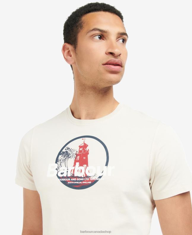 Barbour Clothing Men Blue Fog Break Graphic-Print T-Shirt 2BB2F798