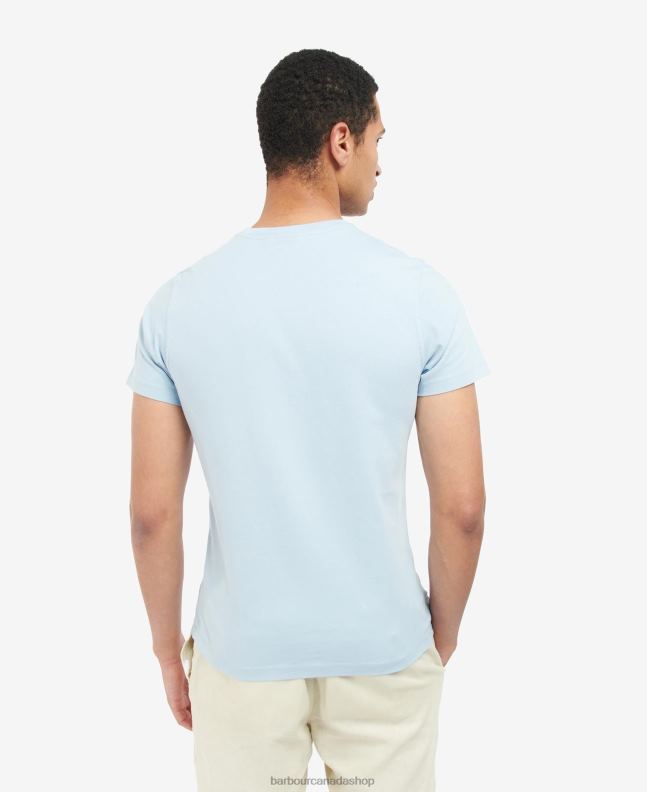 Barbour Clothing Men Blue Fog Break Graphic-Print T-Shirt 2BB2F942