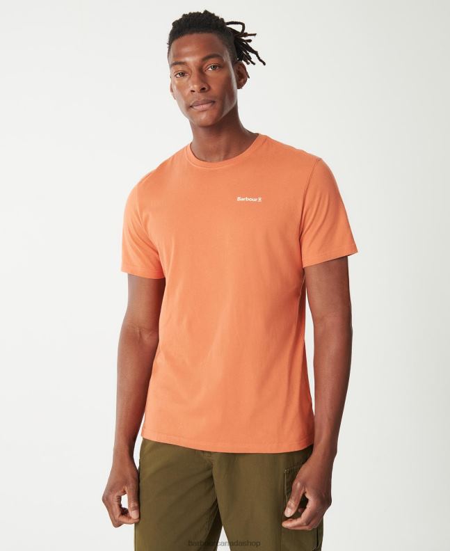 Barbour Clothing Men Burnt Olive Kentrigg T-Shirt 2BB2F749