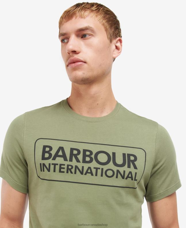 Barbour Clothing Men Classic Black Essential Large Logo T-Shirt 2BB2F802