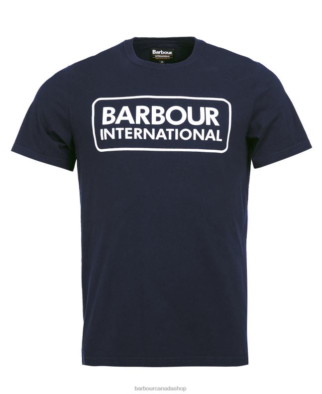Barbour Clothing Men Classic Black Essential Large Logo T-Shirt 2BB2F882