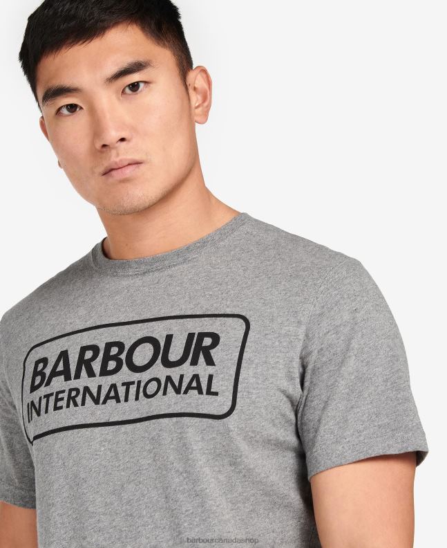 Barbour Clothing Men Classic Black Essential Large Logo T-Shirt 2BB2F909