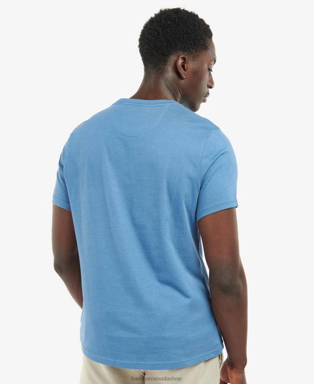 Barbour Clothing Men Classic Black Essential Large Logo T-Shirt 2BB2F910