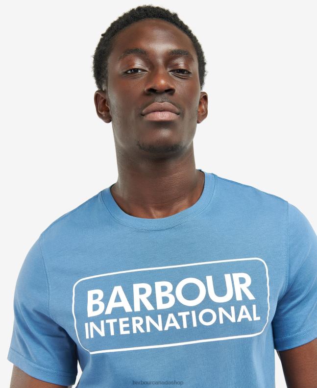 Barbour Clothing Men Classic Black Essential Large Logo T-Shirt 2BB2F910