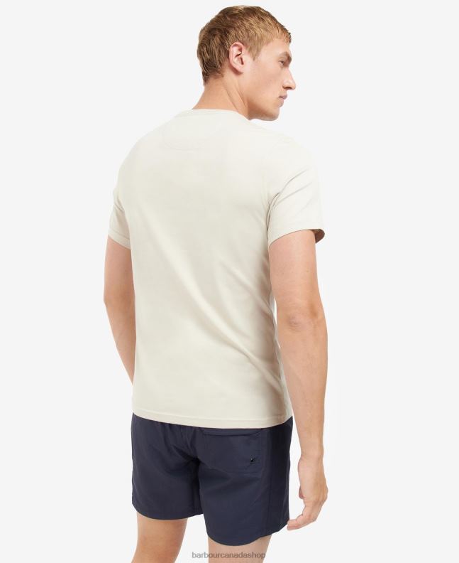 Barbour Clothing Men Classic Black Essential Large Logo T-Shirt 2BB2F930