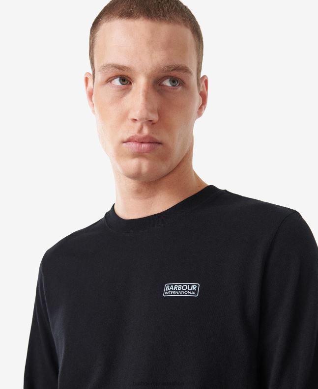 Barbour Clothing Men Classic Black Storm T-Shirt 2BB2F851