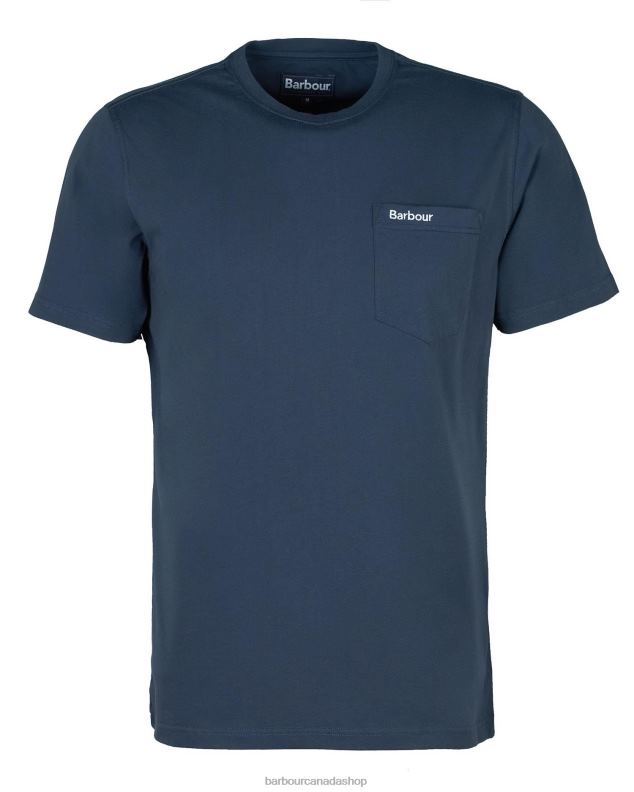 Barbour Clothing Men Classic Navy Langdon Pocket T-Shirt 2BB2F918