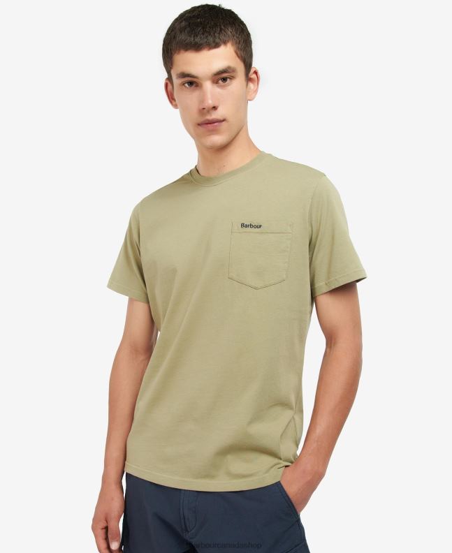 Barbour Clothing Men Classic Navy Langdon Pocket T-Shirt 2BB2F935
