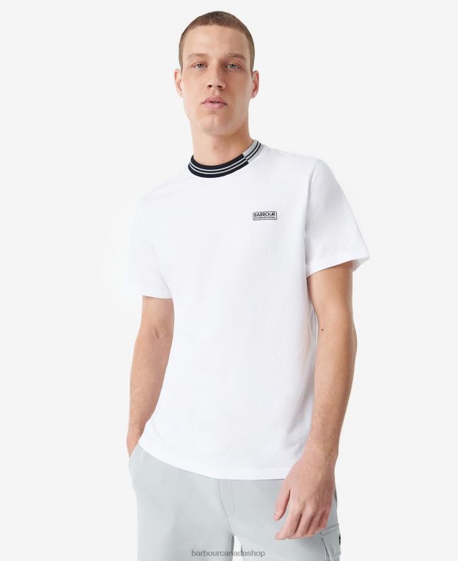 Barbour Clothing Men Classic White Darley T-Shirt 2BB2F818