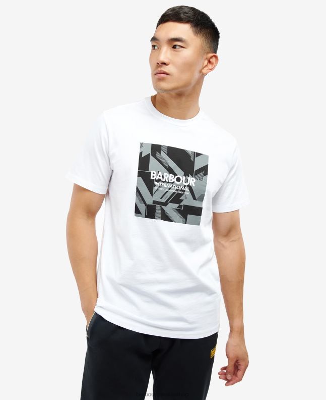 Barbour Clothing Men Classic White Darwen T-Shirt 2BB2F902