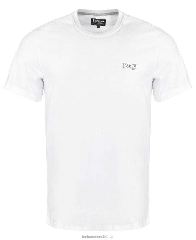 Barbour Clothing Men Intense Orange International T-Shirt Small Logo 2BB2F799