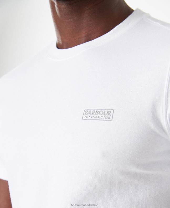 Barbour Clothing Men Intense Orange International T-Shirt Small Logo 2BB2F799