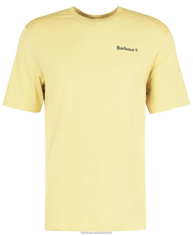 Barbour Clothing Men Mist Coordinates Logo T-Shirt 2BB2F916