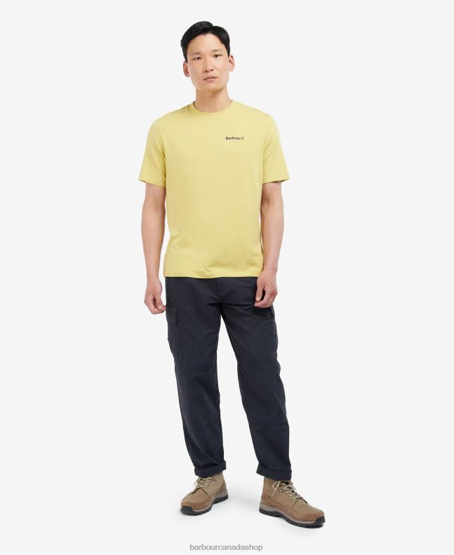 Barbour Clothing Men Mist Coordinates Logo T-Shirt 2BB2F916